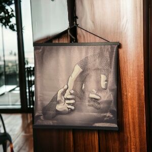 Abstract 3D Decor Metal Figure Statue Art Print Posters Canvas Painting Decor